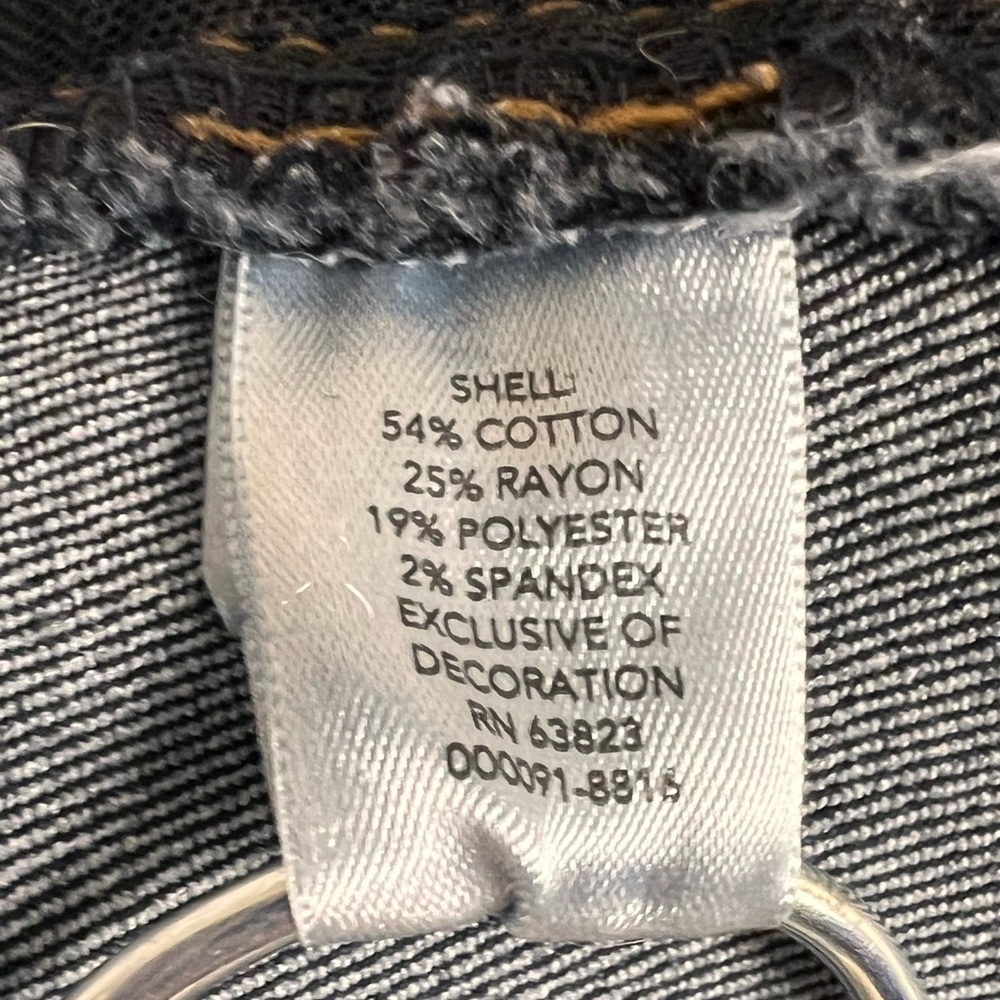 Christopher & Banks Signature Slimming Dark Wash Straight Leg Jeans size 16 - Picture 4 of 7